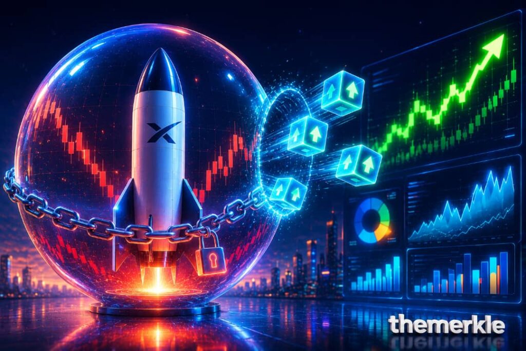 The $SPCX Float Trap: Why the World’s Most Valuable Rocket Stock is Trading Like a Highly Volatile Meme Stock The Merkle logo
