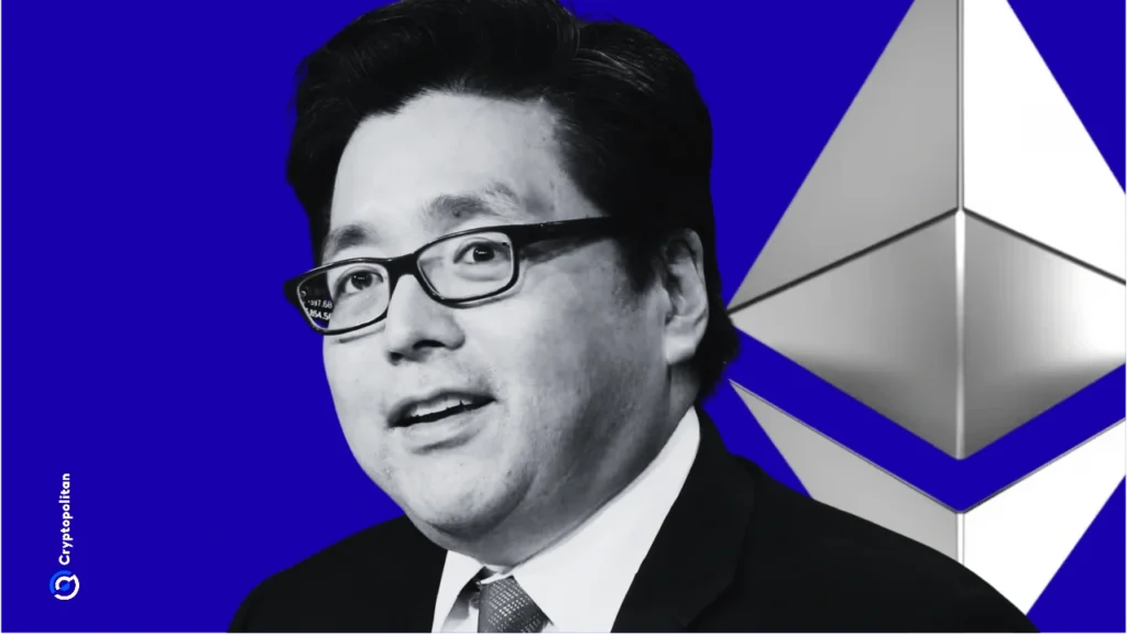 Tom Lee bets Ethereum’s comeback on the rise of AI Tom Lee bets Ethereum