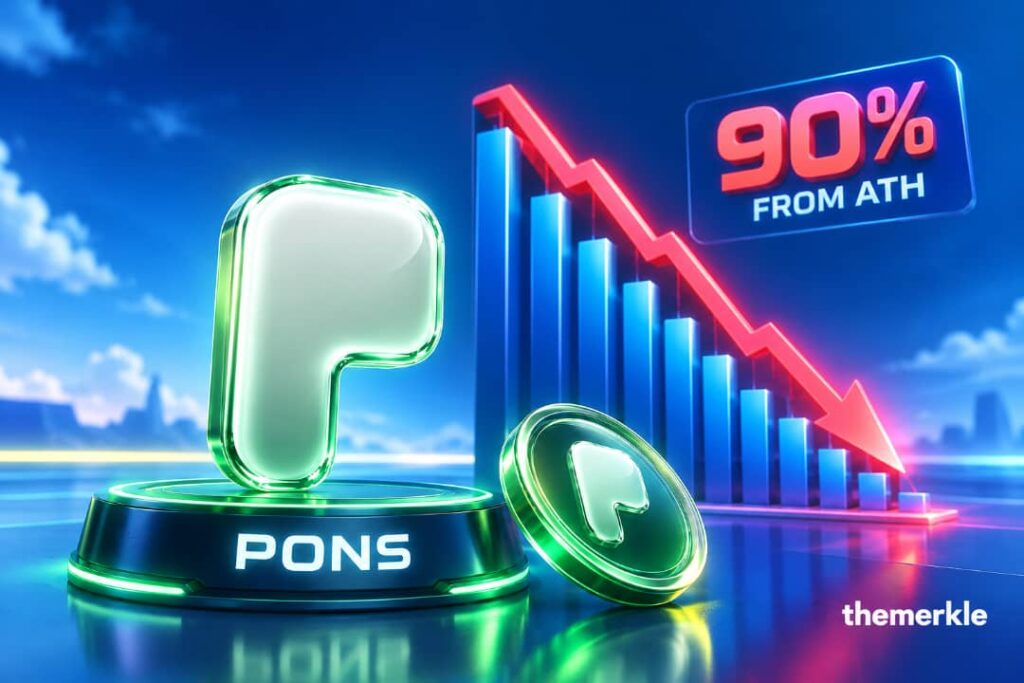 $PONS Key Metrics Crashes 90% From ATH: Here’s Why The Merkle logo